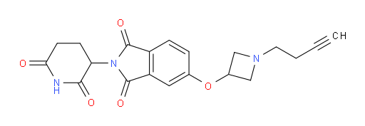5-((1-(but-3-yn-1-yl)azetidin-3-yl)oxy)-2-(2,6-dioxopiperidin-3-yl)isoindoline-1,3-dione