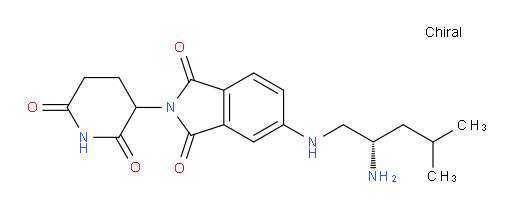 5-(((S)-2-amino-4-methylpentyl)amino)-2-(2,6-dioxopiperidin-3-yl)isoindoline-1,3-dione