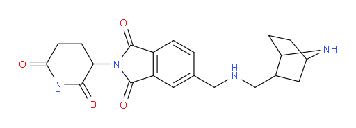 5-(((7-azabicyclo[2.2.1]heptan-2-ylmethyl)amino)methyl)-2-(2,6-dioxopiperidin-3-yl)isoindoline-1,3-dione