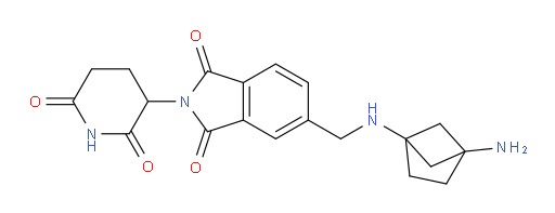 5-(((4-aminobicyclo[2.1.1]hexan-1-yl)amino)methyl)-2-(2,6-dioxopiperidin-3-yl)isoindoline-1,3-dione