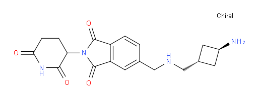 5-(((((1r,3r)-3-aminocyclobutyl)methyl)amino)methyl)-2-(2,6-dioxopiperidin-3-yl)isoindoline-1,3-dione