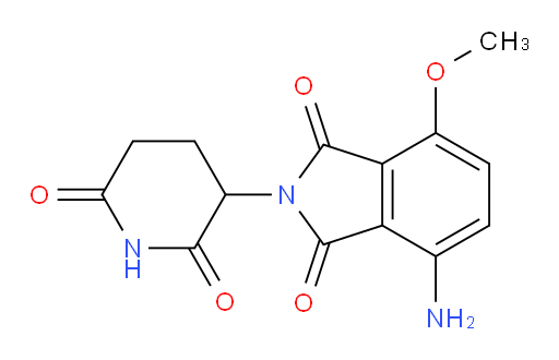 4-amino-2-(2,6-dioxopiperidin-3-yl)-7-methoxyisoindoline-1,3-dione