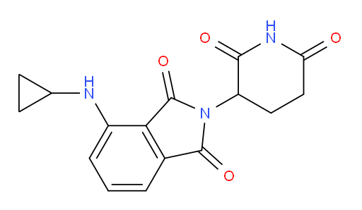 4-(cyclopropylamino)-2-(2,6-dioxopiperidin-3-yl)isoindoline-1,3-dione