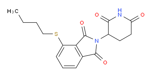4-(butylthio)-2-(2,6-dioxopiperidin-3-yl)isoindoline-1,3-dione
