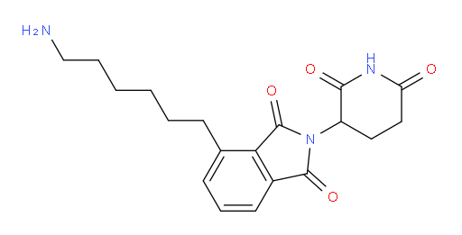 4-(6-aminohexyl)-2-(2,6-dioxopiperidin-3-yl)isoindoline-1,3-dione
