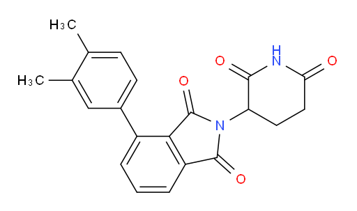 4-(3,4-dimethylphenyl)-2-(2,6-dioxopiperidin-3-yl)isoindoline-1,3-dione