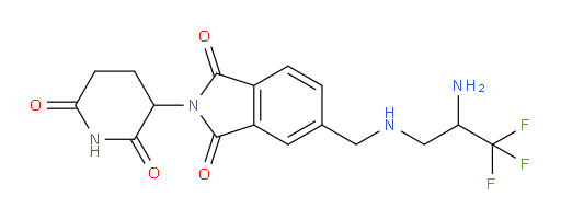 5-(((2-amino-3,3,3-trifluoropropyl)amino)methyl)-2-(2,6-dioxopiperidin-3-yl)isoindoline-1,3-dione