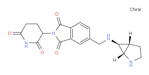 5-(((1S,5R,6S)-2-azabicyclo[3.1.0]hexan-6-ylamino)methyl)-2-(2,6-dioxopiperidin-3-yl)isoindoline-1,3-dione