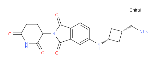 5-(((1s,3s)-3-(aminomethyl)cyclobutyl)amino)-2-(2,6-dioxopiperidin-3-yl)isoindoline-1,3-dione