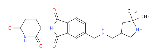 5-((((5,5-dimethylpyrrolidin-3-yl)methyl)amino)methyl)-2-(2,6-dioxopiperidin-3-yl)isoindoline-1,3-dione