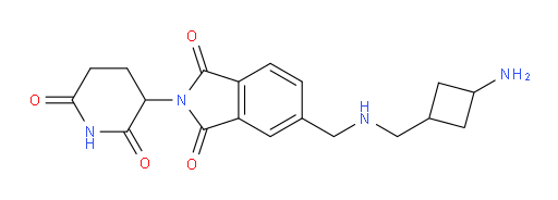 5-((((3-aminocyclobutyl)methyl)amino)methyl)-2-(2,6-dioxopiperidin-3-yl)isoindoline-1,3-dione