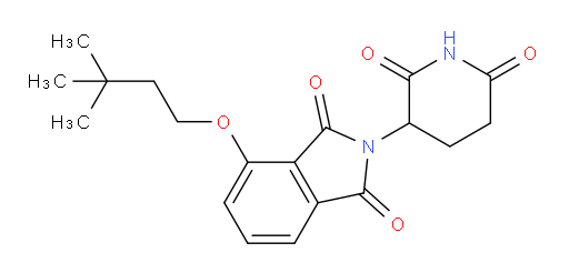 4-(3,3-dimethylbutoxy)-2-(2,6-dioxopiperidin-3-yl)isoindoline-1,3-dione