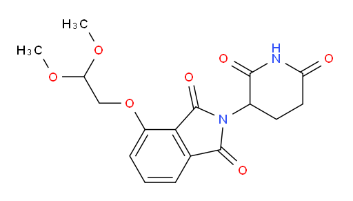 4-(2,2-dimethoxyethoxy)-2-(2,6-dioxopiperidin-3-yl)isoindoline-1,3-dione
