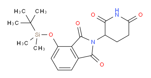 4-((tert-butyldimethylsilyl)oxy)-2-(2,6-dioxopiperidin-3-yl)isoindoline-1,3-dione