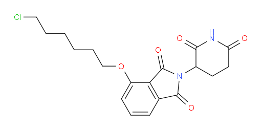 4-((6-chlorohexyl)oxy)-2-(2,6-dioxopiperidin-3-yl)isoindoline-1,3-dione