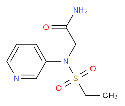 2-(N-(pyridin-3-yl)ethylsulfonamido)acetamide