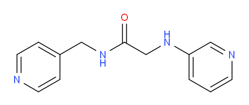 2-(pyridin-3-ylamino)-N-(pyridin-4-ylmethyl)acetamide
