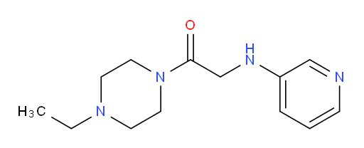 1-(4-ethylpiperazin-1-yl)-2-(pyridin-3-ylamino)ethanone