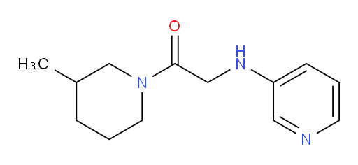 1-(3-methylpiperidin-1-yl)-2-(pyridin-3-ylamino)ethanone