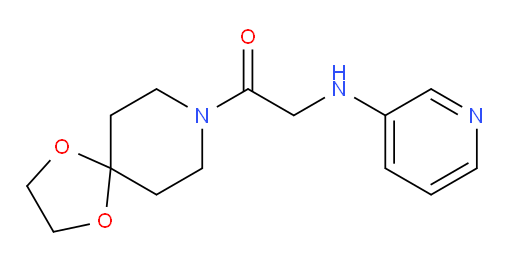 2-(pyridin-3-ylamino)-1-(1,4-dioxa-8-azaspiro[4.5]decan-8-yl)ethanone