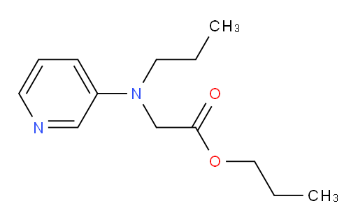 propyl 2-(propyl(pyridin-3-yl)amino)acetate