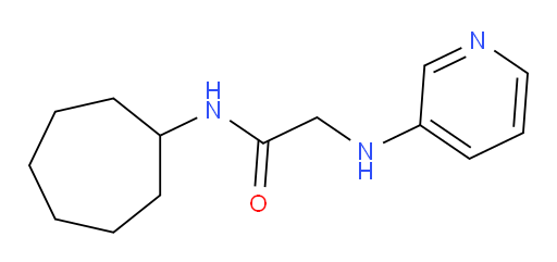 N-cycloheptyl-2-(pyridin-3-ylamino)acetamide