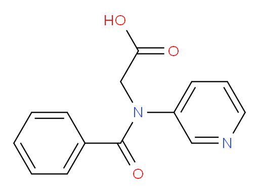 2-(N-(pyridin-3-yl)benzamido)acetic acid
