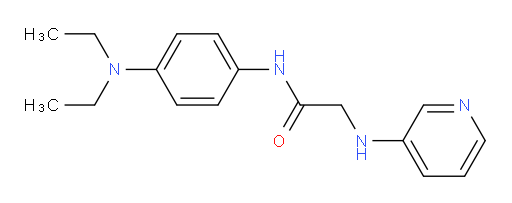 N-(4-(diethylamino)phenyl)-2-(pyridin-3-ylamino)acetamide