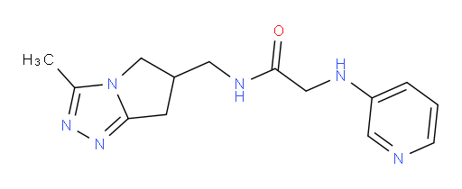 N-((3-methyl-6,7-dihydro-5H-pyrrolo[2,1-c][1,2,4]triazol-6-yl)methyl)-2-(pyridin-3-ylamino)acetamide
