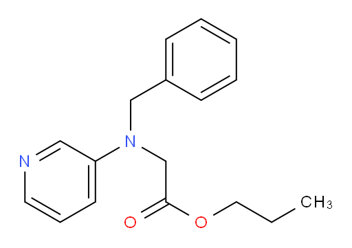 propyl 2-(benzyl(pyridin-3-yl)amino)acetate