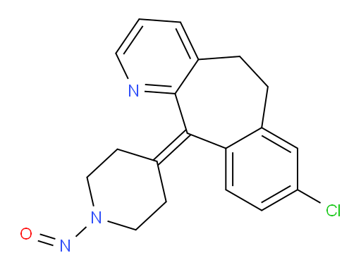 8-chloro-11-(1-nitrosopiperidin-4-ylidene)-6,11-dihydro-5H-benzo[5,6]cyclohepta[1,2-b]pyridine