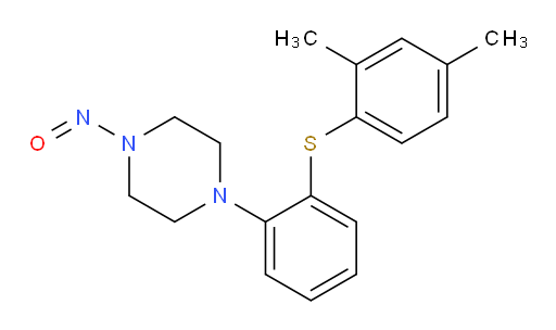 1-(2-((2,4-dimethylphenyl)thio)phenyl)-4-nitrosopiperazine