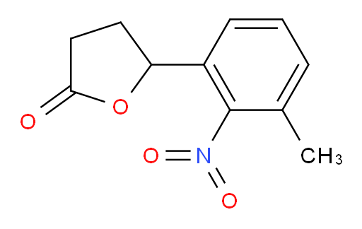 5-(3-methyl-2-nitrophenyl)dihydrofuran-2(3H)-one