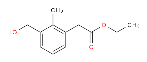 ethyl 2-(3-(hydroxymethyl)-2-methylphenyl)acetate