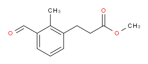 methyl 3-(3-formyl-2-methylphenyl)propanoate