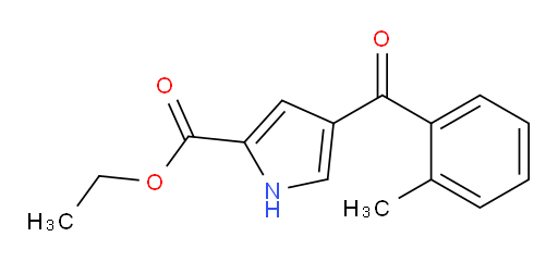 ethyl 4-(2-methylbenzoyl)-1H-pyrrole-2-carboxylate
