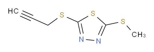 2-(methylthio)-5-(prop-2-yn-1-ylthio)-1,3,4-thiadiazole