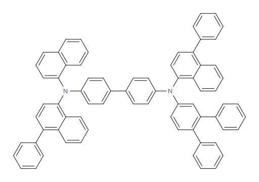 N4-([1,1':2',1''-terphenyl]-4'-yl)-N4'-(naphthalen-1-yl)-N4,N4'-bis(4-phenylnaphthalen-1-yl)-[1,1'-biphenyl]-4,4'-diamine