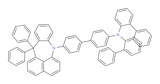N-([1,1'-biphenyl]-2-yl)-N-(4'-(12,12-diphenylbenzo[f]naphtho[1,8-bc]azepin-7(12H)-yl)-[1,1'-biphenyl]-4-yl)-[1,1'-biphenyl]-2-amine