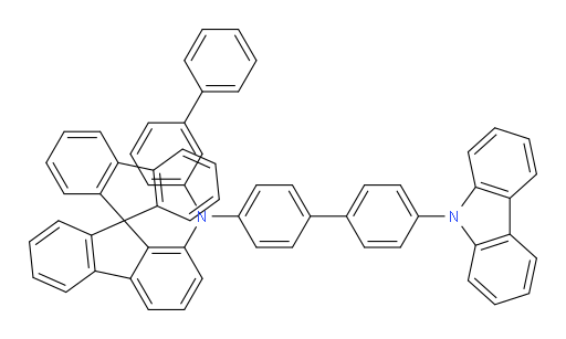 N-(4'-(9H-carbazol-9-yl)-[1,1'-biphenyl]-4-yl)-N-([1,1'-biphenyl]-3-yl)-9,9'-spirobi[fluoren]-1-amine