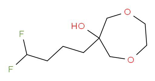 6-(4,4-difluorobutyl)-1,4-dioxepan-6-ol