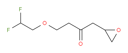 4-(2,2-difluoroethoxy)-1-(oxiran-2-yl)butan-2-one