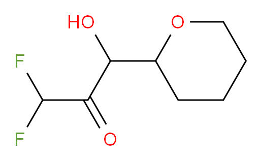 1,1-difluoro-3-hydroxy-3-(tetrahydro-2H-pyran-2-yl)propan-2-one