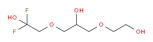 1-(2,2-difluoro-2-hydroxyethoxy)-3-(2-hydroxyethoxy)propan-2-ol