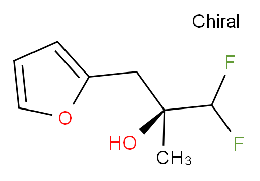 (S)-1,1-difluoro-3-(furan-2-yl)-2-methylpropan-2-ol