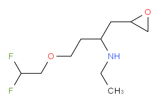 4-(2,2-difluoroethoxy)-N-ethyl-1-(oxiran-2-yl)butan-2-amine