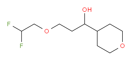 3-(2,2-difluoroethoxy)-1-(tetrahydro-2H-pyran-4-yl)propan-1-ol
