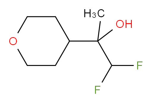 1,1-difluoro-2-(tetrahydro-2H-pyran-4-yl)propan-2-ol