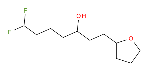 7,7-difluoro-1-(tetrahydrofuran-2-yl)heptan-3-ol