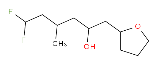 6,6-difluoro-4-methyl-1-(tetrahydrofuran-2-yl)hexan-2-ol